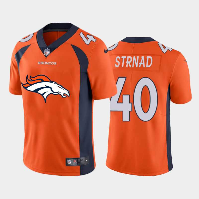 Nike Broncos 40 Justin Strnad Orange Team Big Logo Vapor Untouchable Limited Jersey Dzhi,We sell and wholesale Nike Broncos 40 Justin Strnad Orange Team Big Logo Vapor Untouchable Limited Jersey Dzhi on line form chian!